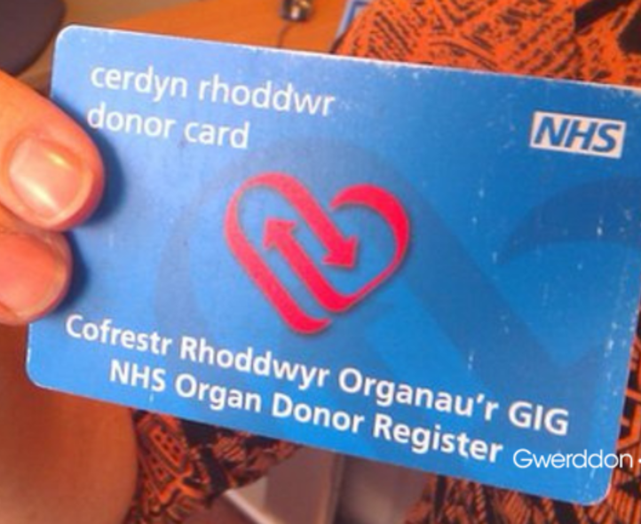 Cynllun Llywodraeth Cymru i gyflwyno system caniatâd tybiedig ar gyfer rhoi organau (The Welsh Government’s plan to introduce a system of presumed consent for organ donation)